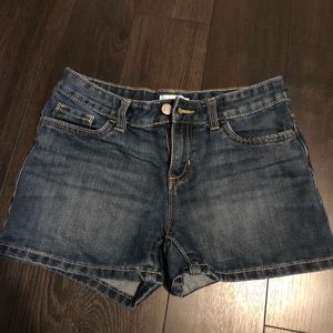 Blue notes jean shorts